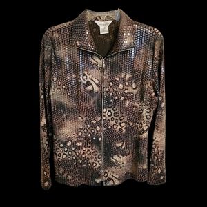 Misook Animal Print Jacket